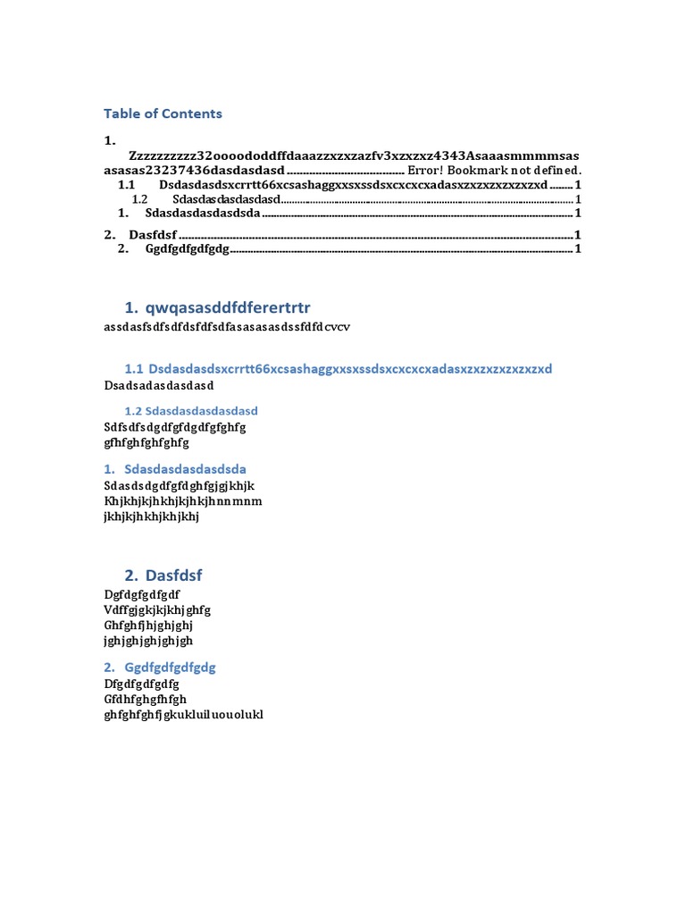 Document Structure Overview | PDF