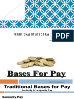 Traditional Basis For Pay: by Atif Siddiqui