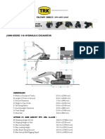 John Deere 110 Hydraulic Excavator Specs