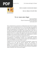 Foi Raison Hegel J-L.Poirier PDF