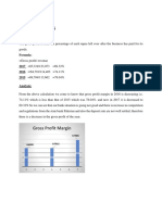 Ratio Analysis: Gross Profit Margin