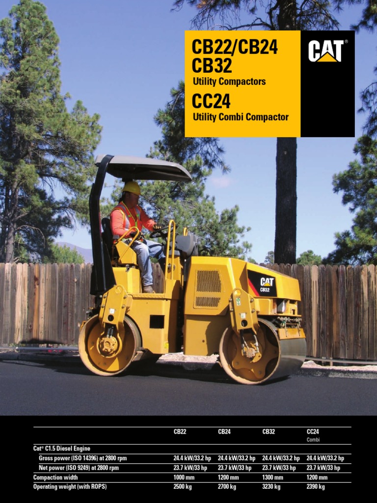 Compactadores CB22-CB24-CB32 | PDF | Engines | Brake
