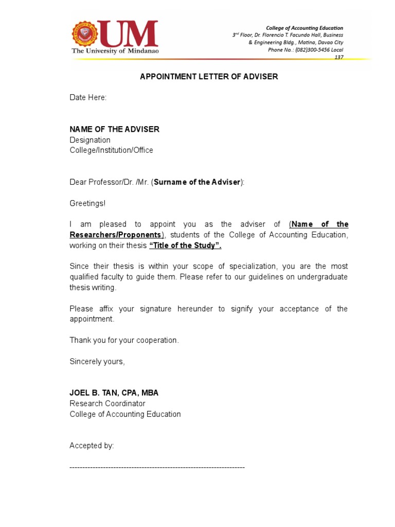 appointment-letter-to-adviser-pdf