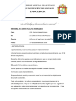 Emprendimiento y modelos de negocio en la UNAP: Informe de la primera jornada Emprende UNA 2018