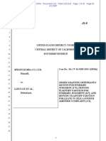 Spigen Korea v. Liu - Order Granting SJ