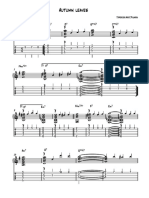 Autumn Leaves Chord Melody PDF