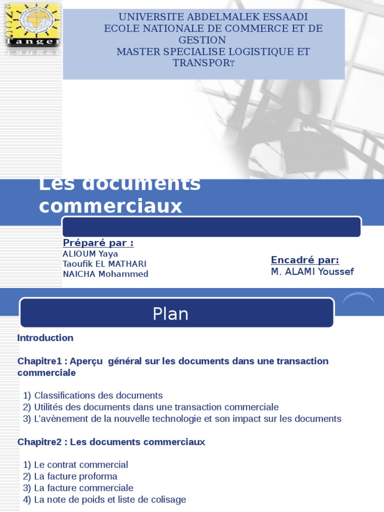 Commerce International | PDF | Facture | Commerce