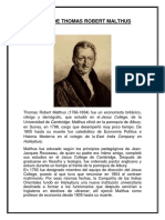 Biografia de Thomas Robert Malthus