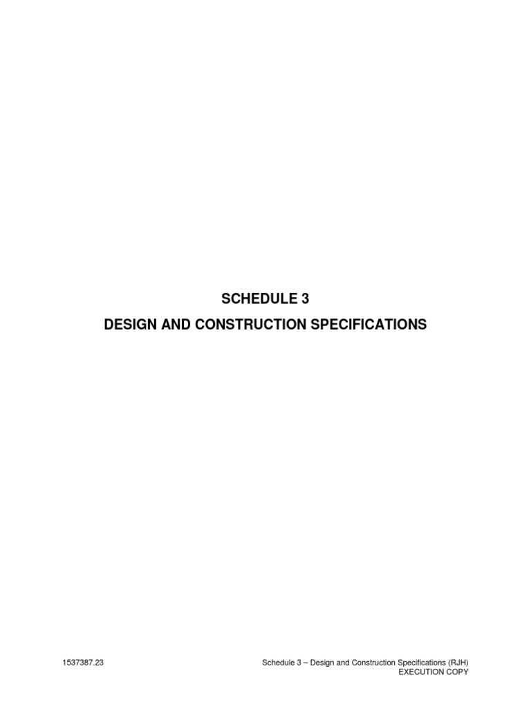 Design and Construction Specifications | PDF | Leadership In Energy And ...