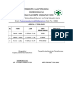 Jadwal Sterilisasi