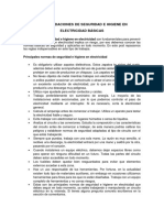 Recomendaciones de Seguridad e Higiene en Electricidad Básicas2