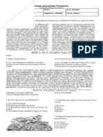 Evaluacion de Grado Decimo Filosofia Cuarto Periodo