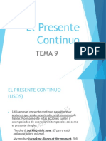 Tema 9 (Presente Continuo) (Autoguardado)