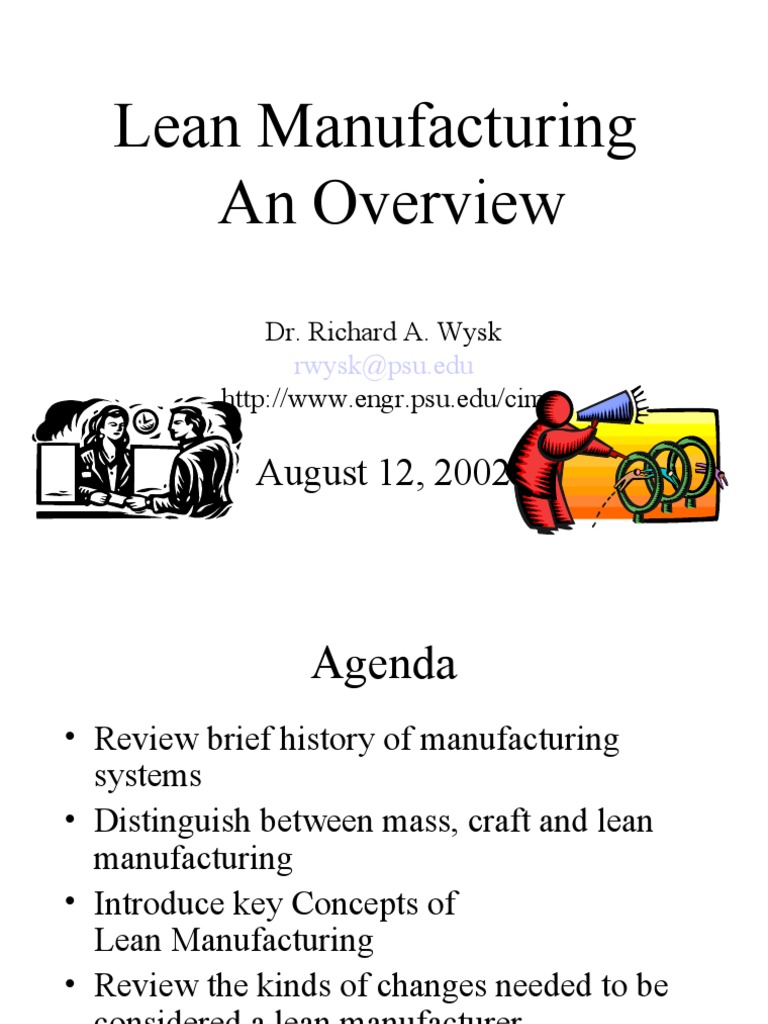 Lean Manufacturing Overview and Concepts | PDF | Lean Manufacturing ...