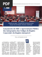 Códigos de Registo Comercial e de Registo Automóvel