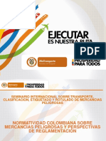 Normatividad Colombiana de Transporte de Mercancias Peligrosas PDF