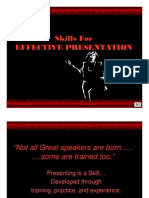 Skills For Effective Presentations