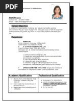 Nidhi Resume