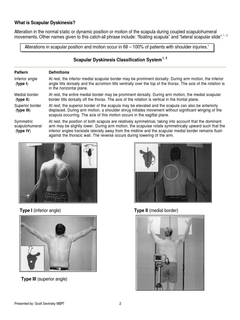 What Is Scapular Dyskinesis-2 | PDF