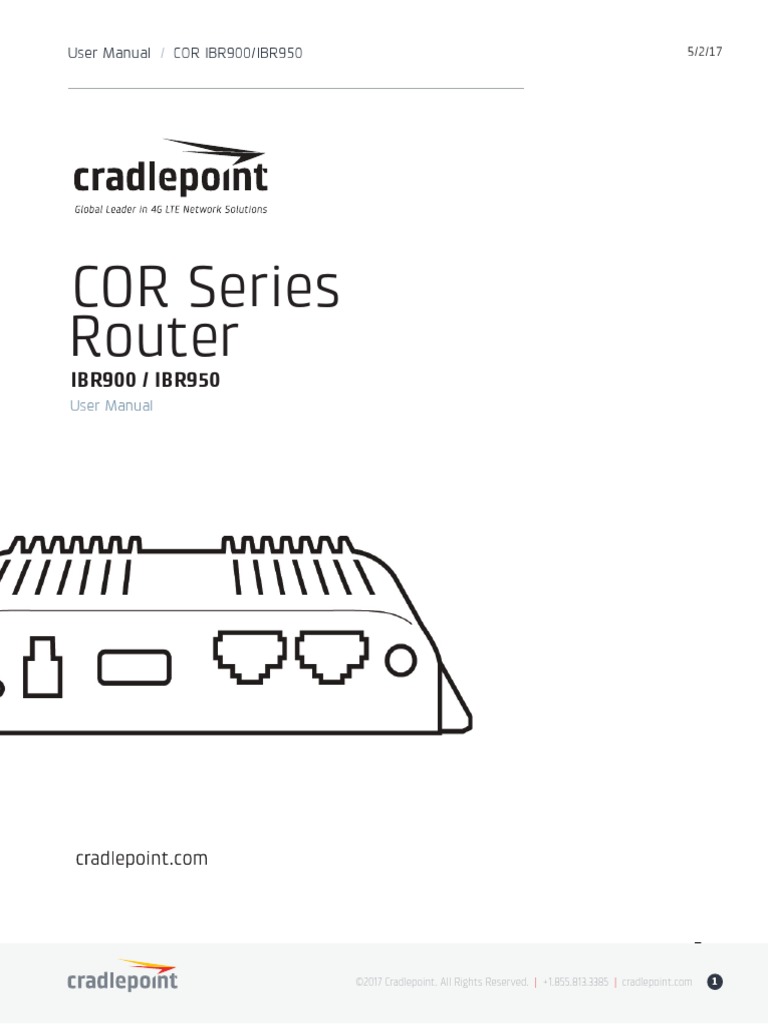 Cradlepoint Ibr900 Manual 0 PDF Wi Fi Computer Network