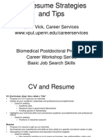 Cv Resume Template