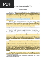O que é financeirização II