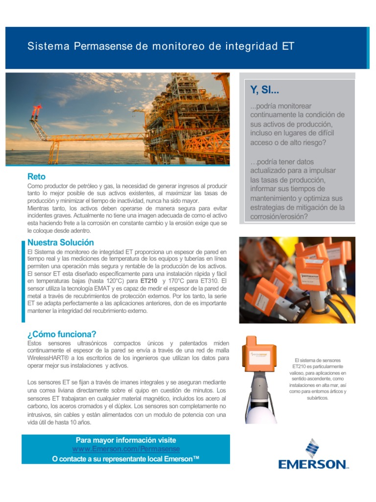 Permasense ET210 | PDF | Revestimiento | Corrosión