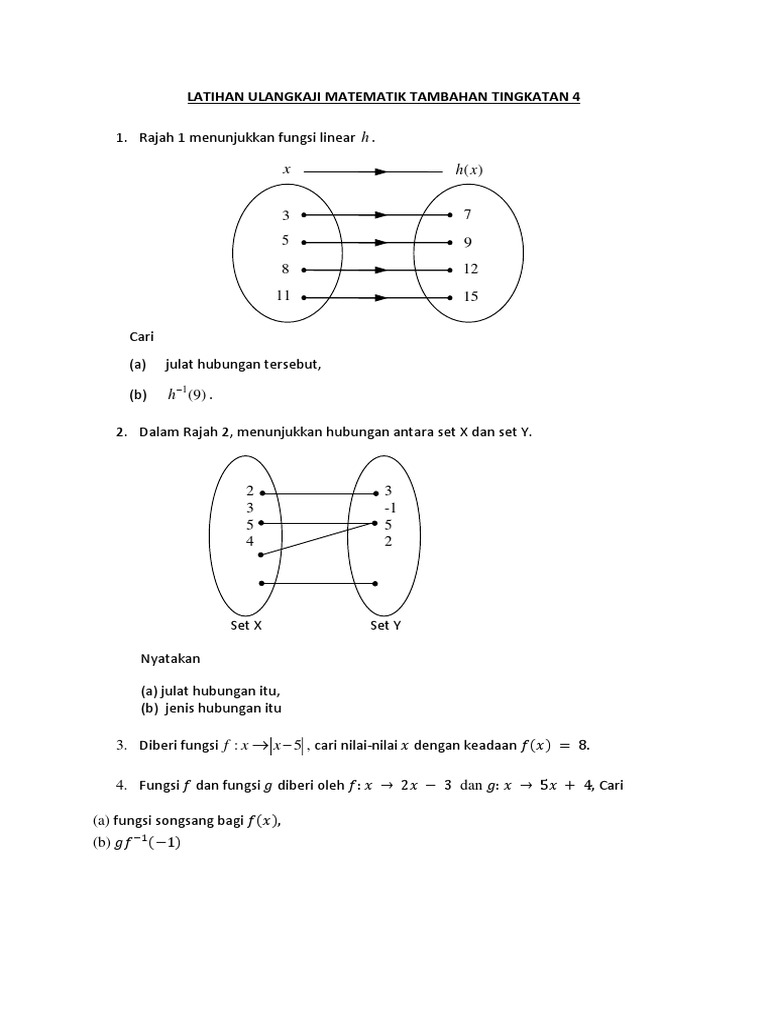 Latihan Cuti Matematik Tambahan Pdf