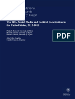 The IRA, Social Media and Political Polarization in The United States, 2012-2018 - IRA Report 2018