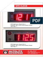 Autolite GPS Clock