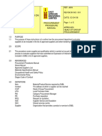 Supplier Pre Qualification Procedure PDF