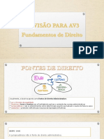 Revisão Av3 - Fund. Direito PDF