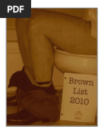 Download Brown List 2010 by King of Hollywood and hero to the underemployed SN39592189 doc pdf