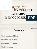 Prelims Affairs: Current