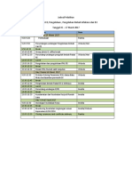 Jadwal Pelatihan. RSUD BARI Palembang - Ok