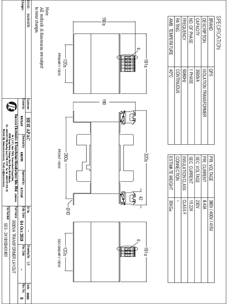 Transformer Layout Diagram | PDF | Transformer | Power Engineering