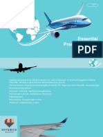 Jet Airplane Travel on Earth PowerPoint Templates Widescreen