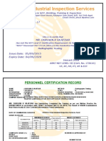 Radiographic Testing Level II Certification