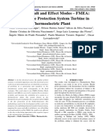 Analysis Fault and Effect Modes - FMEA: Failures Fire Protection System Turbine in Thermoelectric Plant