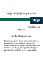 Ligjerata 1 Hyrje Në Sjellje Organizative