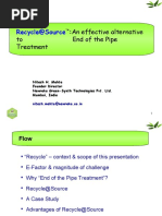 Download RecycleSource - An Effective Alternative to End of the Pipe Treatment by Industrial Green Chemistry World SN39593635 doc pdf