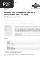 Ketogenic Diets for Weight Loss a Review of Their Principles Safety and Efficacy