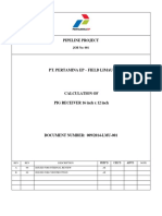 Pig Receiver Design Calculation