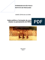 Ação Política e Formação Da Consciência de Classe No Pensamento de Wilhelm Reich PDF