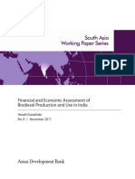 Financial Economic Assessment Biodiesel Production Use India PDF