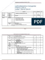 Cls.4 Planificare . Integ. Sem 1