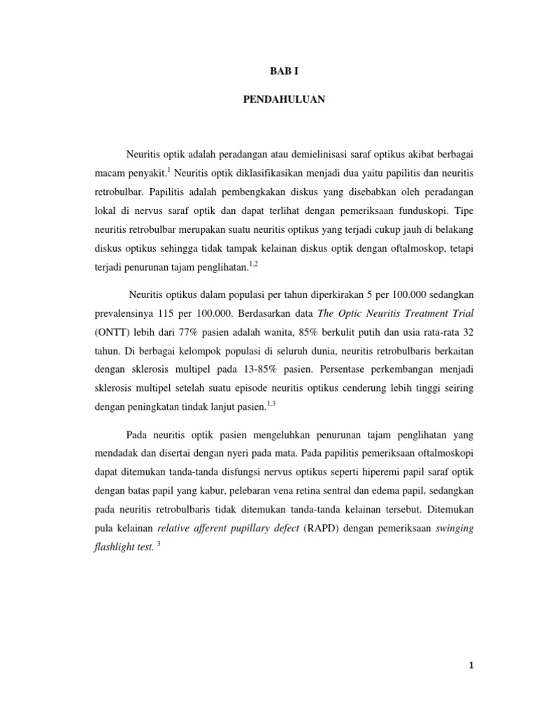 Referat Neuritis Optik
