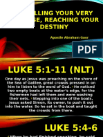 Fulfilling Your Very Purpose Reaching Your Destiny JCBC Apostle Abraham