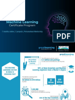Machine Learning Certificate Program Brochure PDF