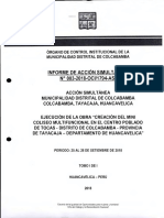 Informe de Acción Simultánea #003-2018-0C1/1794-AS